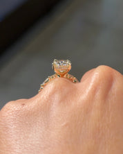 4.07ct D-VS1 Oval Lab Diamond Rei - PBD Engagement Rings