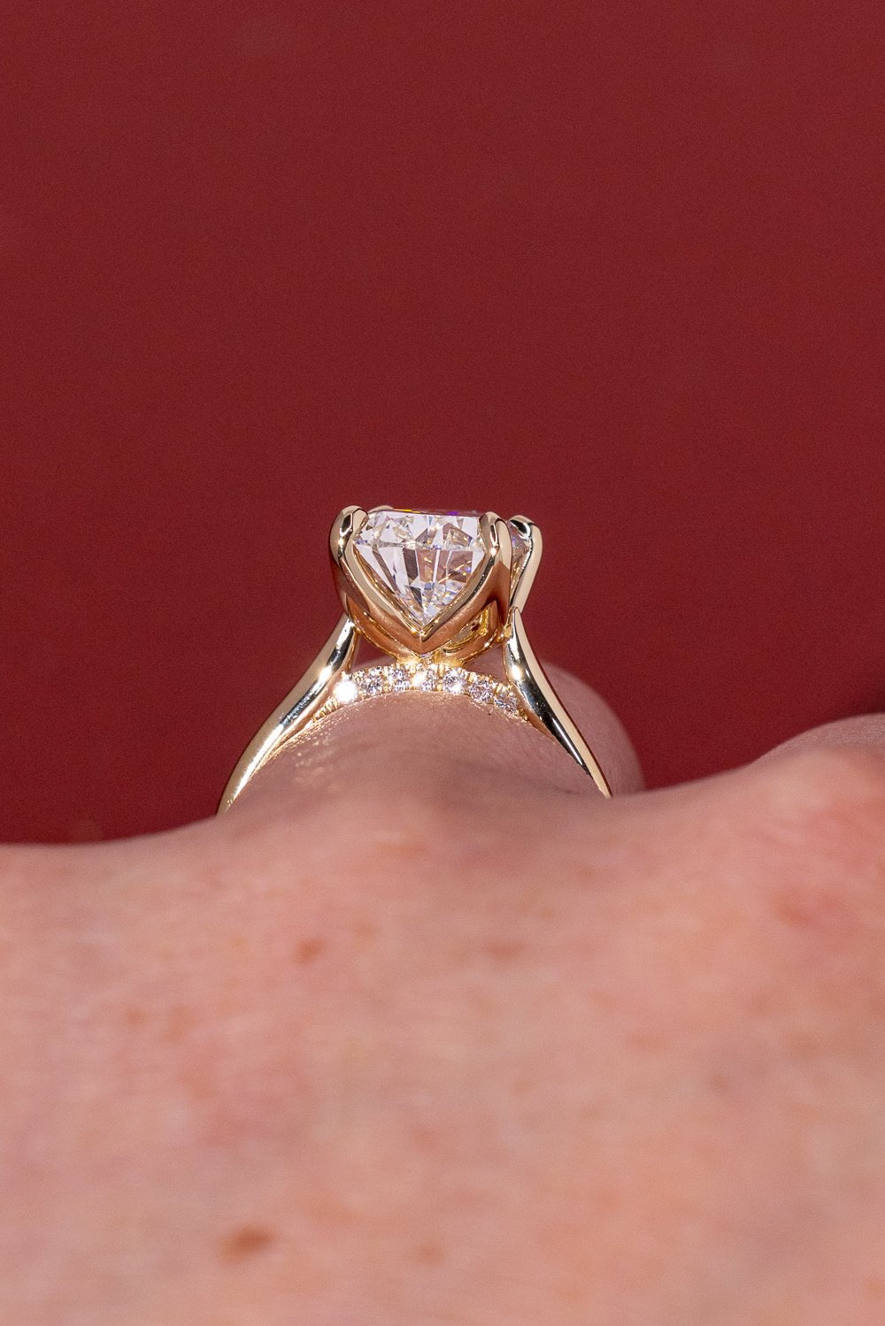 4.07ct E - VVS2 Pear Lab Diamond Hana - PBD Engagement Rings