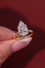 4.07ct E-VVS2 Pear Lab Diamond Hana