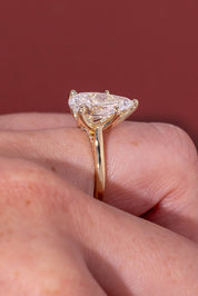 4.07ct E - VVS2 Pear Lab Diamond Hana - PBD Engagement Rings
