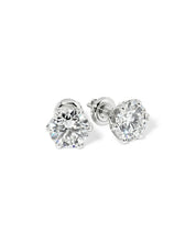 4.08ct D - VS1 Caraline Round Lab Diamond Studs - PBD Earrings