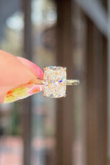 4.09ct E-VS1 Cushion Lab Diamond Kayla