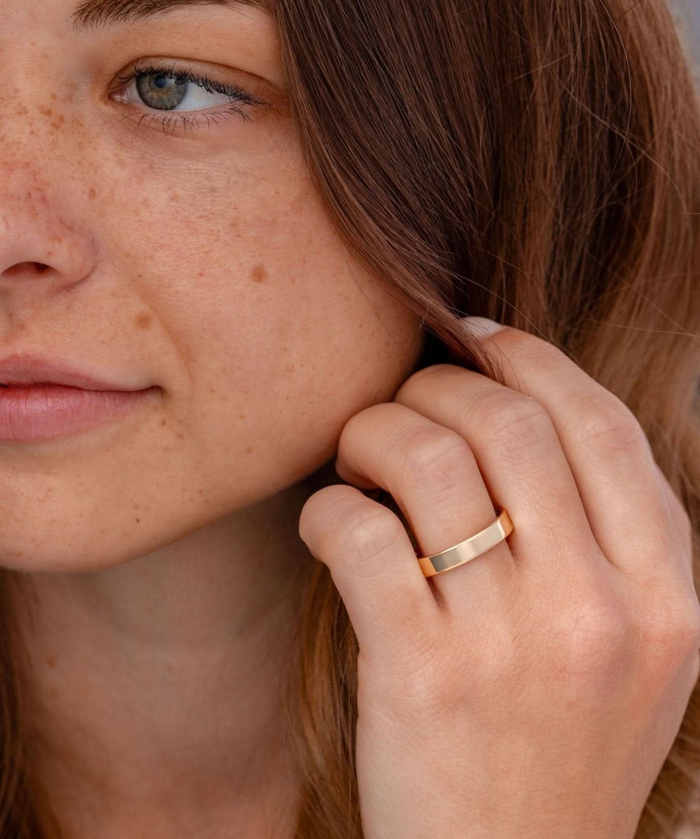 4.0mm Flat High Polish Band - PBD Rings