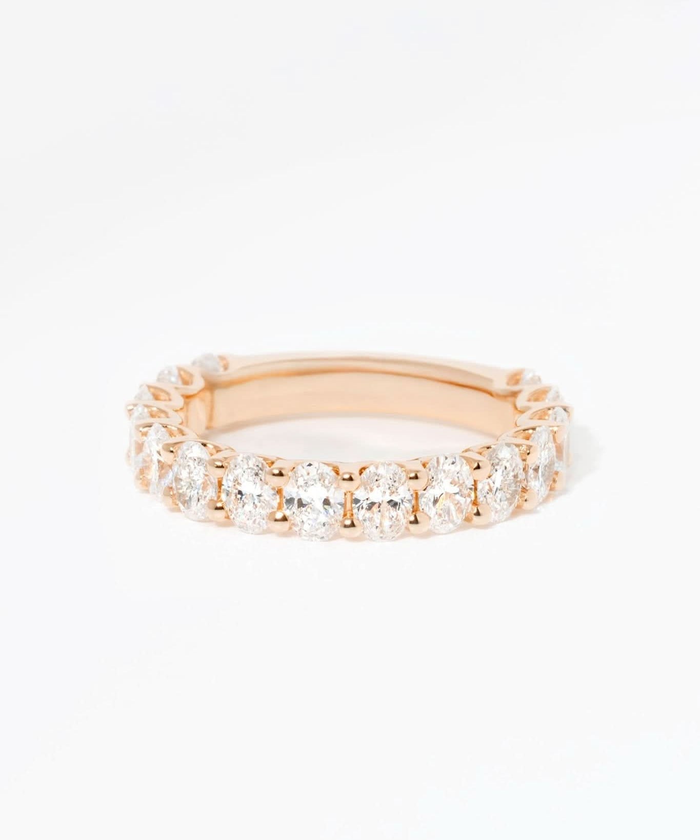 4.0mm Mini Oval Diamond Ring - PBD Rings
