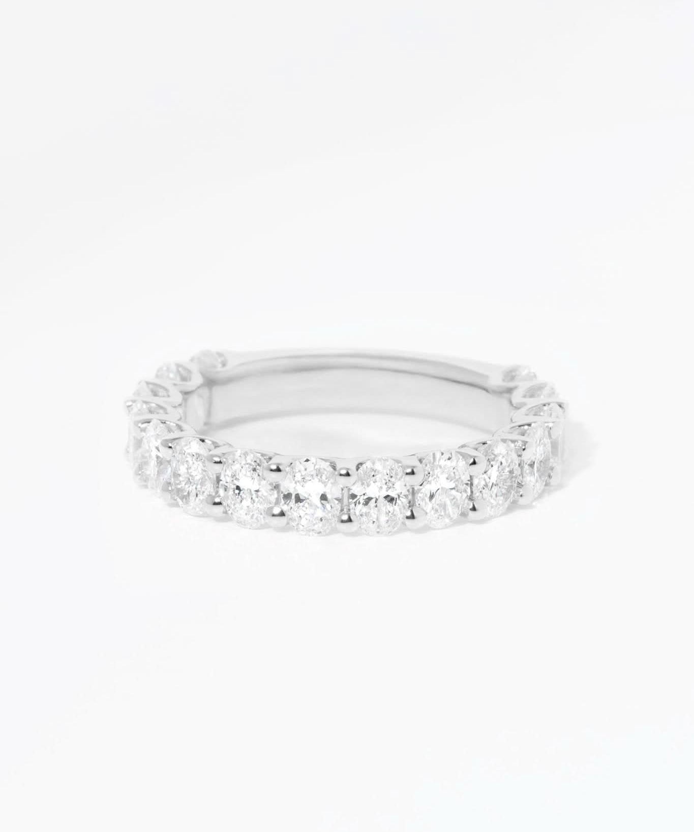 4.0mm Mini Oval Diamond Ring - PBD Rings
