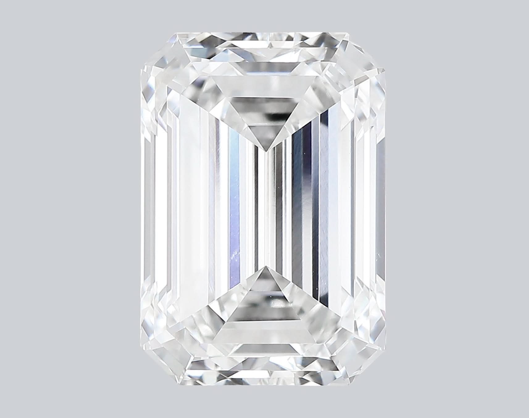 4.10 Carat F - VVS2 Emerald Lab Grown Diamond - IGI (122973) - PBD Loose Diamond