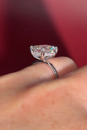 4.10ct D - VVS2 Emerald Lab Diamond Kayla - PBD Engagement Rings