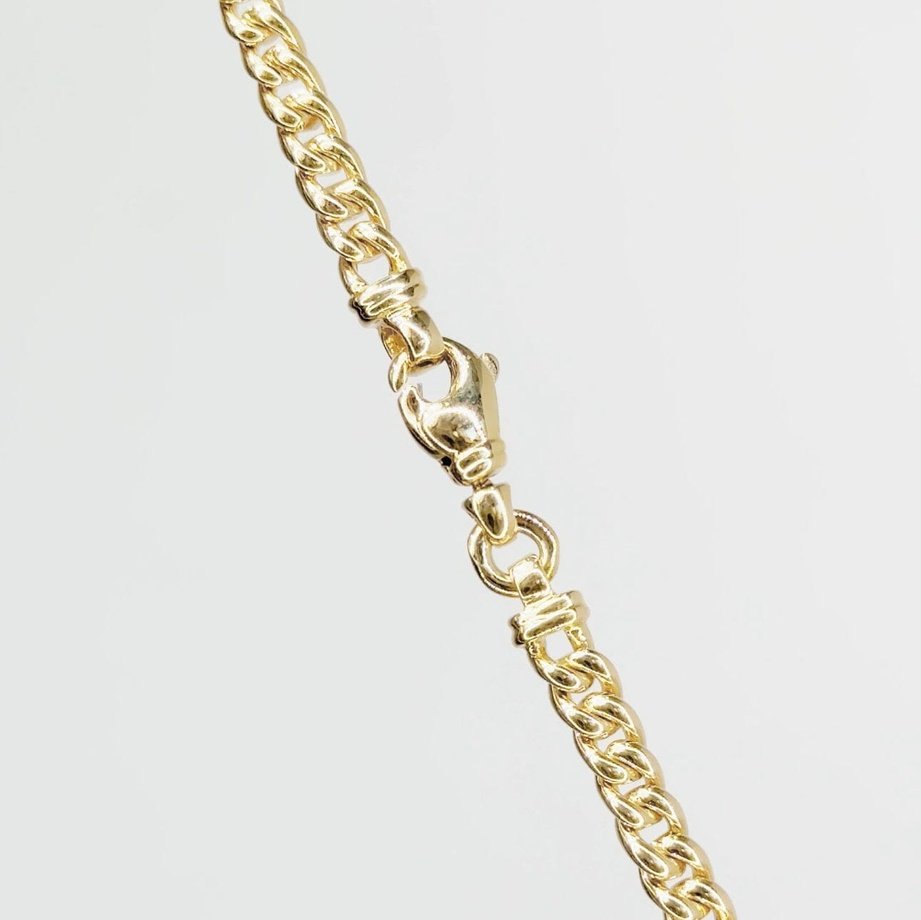 4.2mm 16" Bubble Cuban Link Chain Necklaces Princess Bride Diamonds 