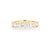 4.2mm Baguette & Round Floating Diamond Band Rings Princess Bride Diamonds 