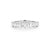 4.2mm Baguette & Round Floating Diamond Band Rings Princess Bride Diamonds 