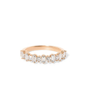 4.2mm Baguette & Round Floating Diamond Band - PBD Rings