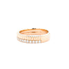 4.4mm Bandolier Double Band Rings Princess Bride Diamonds 