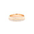 4.4mm Bandolier Double Band Rings Princess Bride Diamonds 