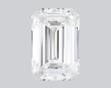 4.53 Carat F-VVS2 Emerald Lab Grown Diamond - IGI (#128643)