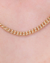 4.5mm 18" Bubble Cuban Link Chain Necklaces Princess Bride Diamonds 