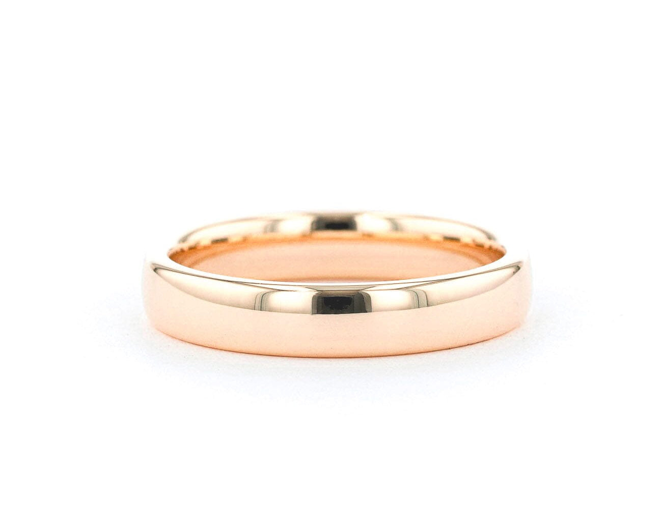 4.5mm Euro Comfort Fit High Polish Band Rings Princess Bride Diamonds 