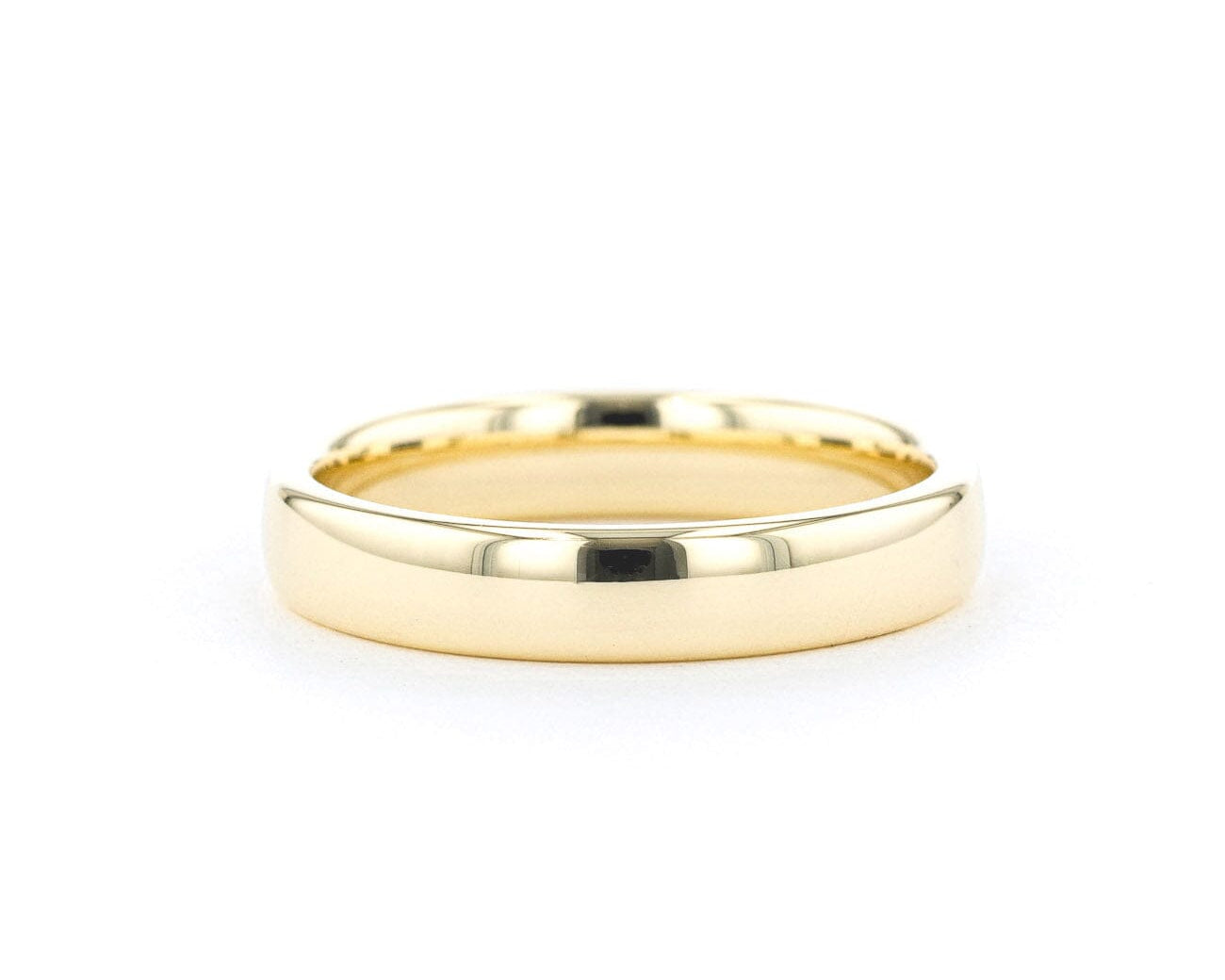 4.5mm Euro Comfort Fit High Polish Band Rings Princess Bride Diamonds 