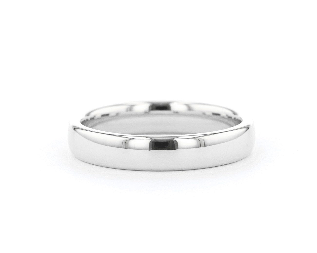 4.5mm Euro Comfort Fit High Polish Band Rings Princess Bride Diamonds 