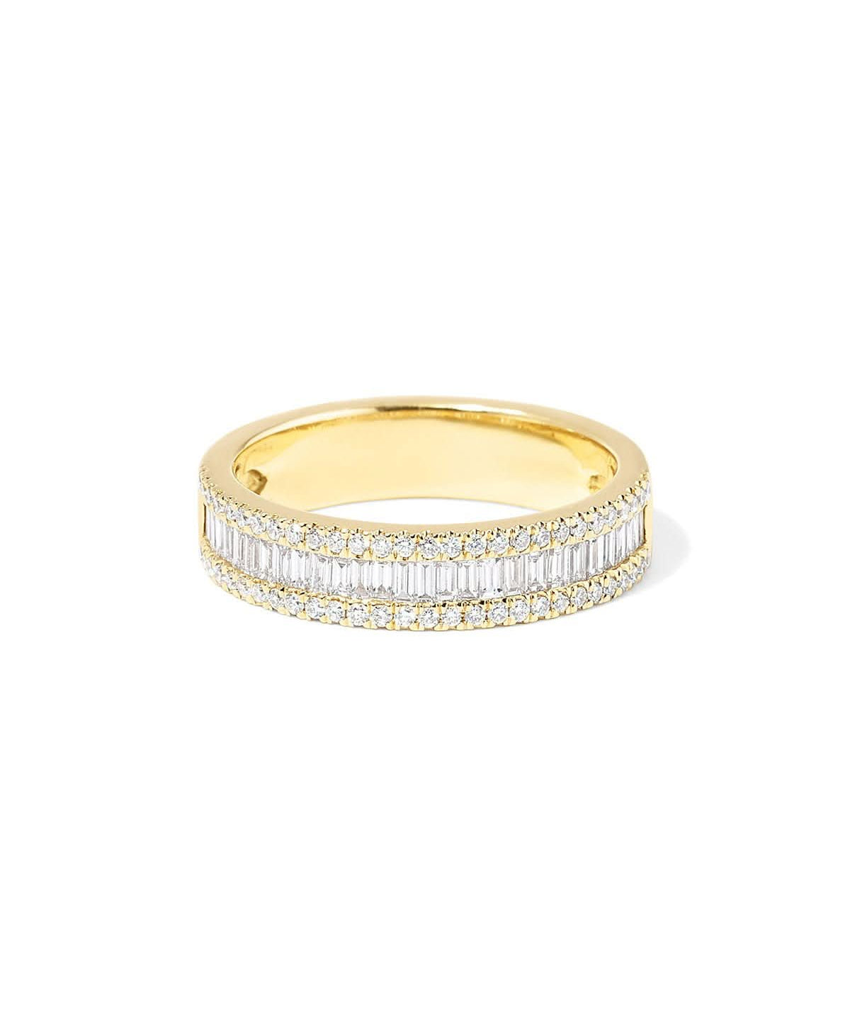 4.6mm Petite Baguette Diamond Ring - PBD Rings
