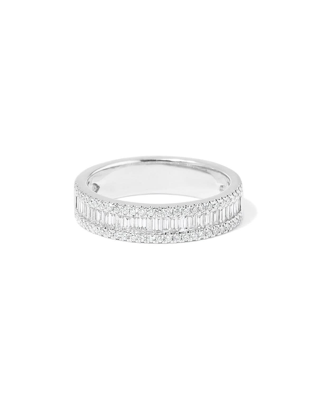 4.6mm Petite Baguette Diamond Ring - PBD Rings