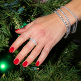 4.6mm Petite Baguette Ring Rings Princess Bride Diamonds 