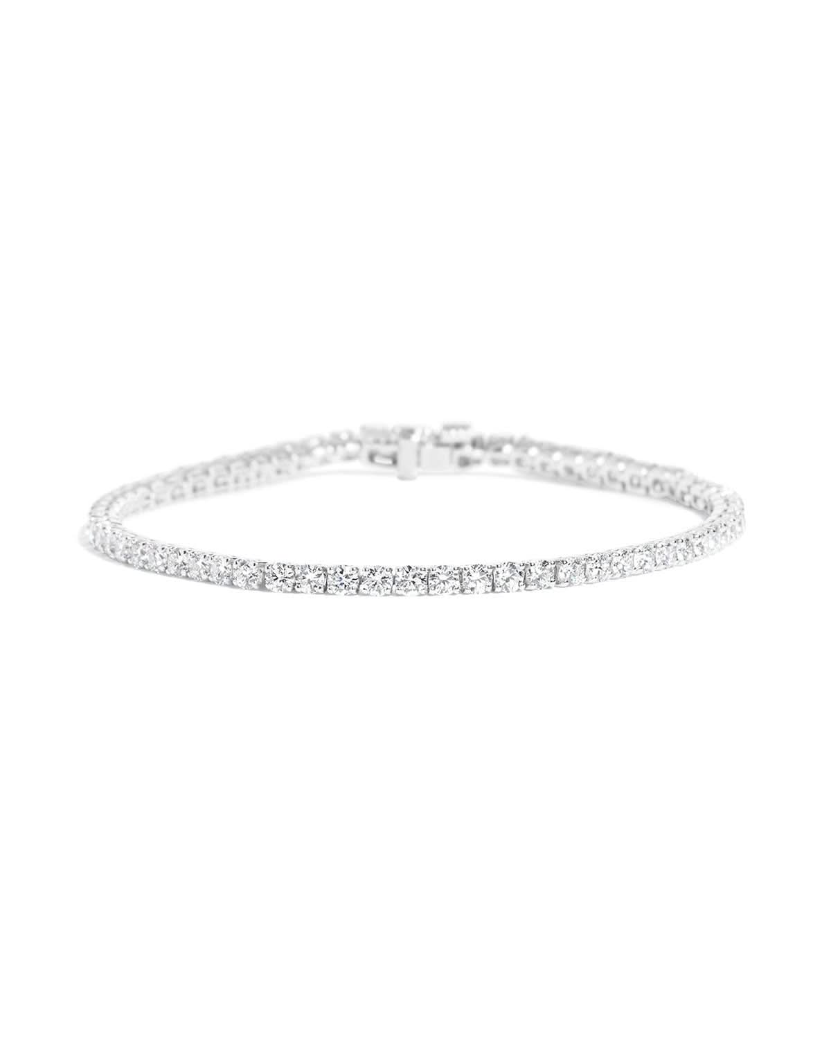 4ct Tennis Bracelet White Gold - PBD Bracelets