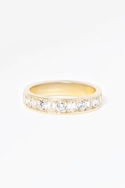 4mm Baguette Round Channel Band