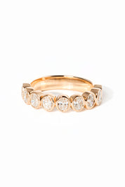 4mm Oval Bezel Ring
