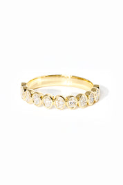 3mm Oval Bezel Ring