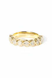 4mm Oval Bezel Ring