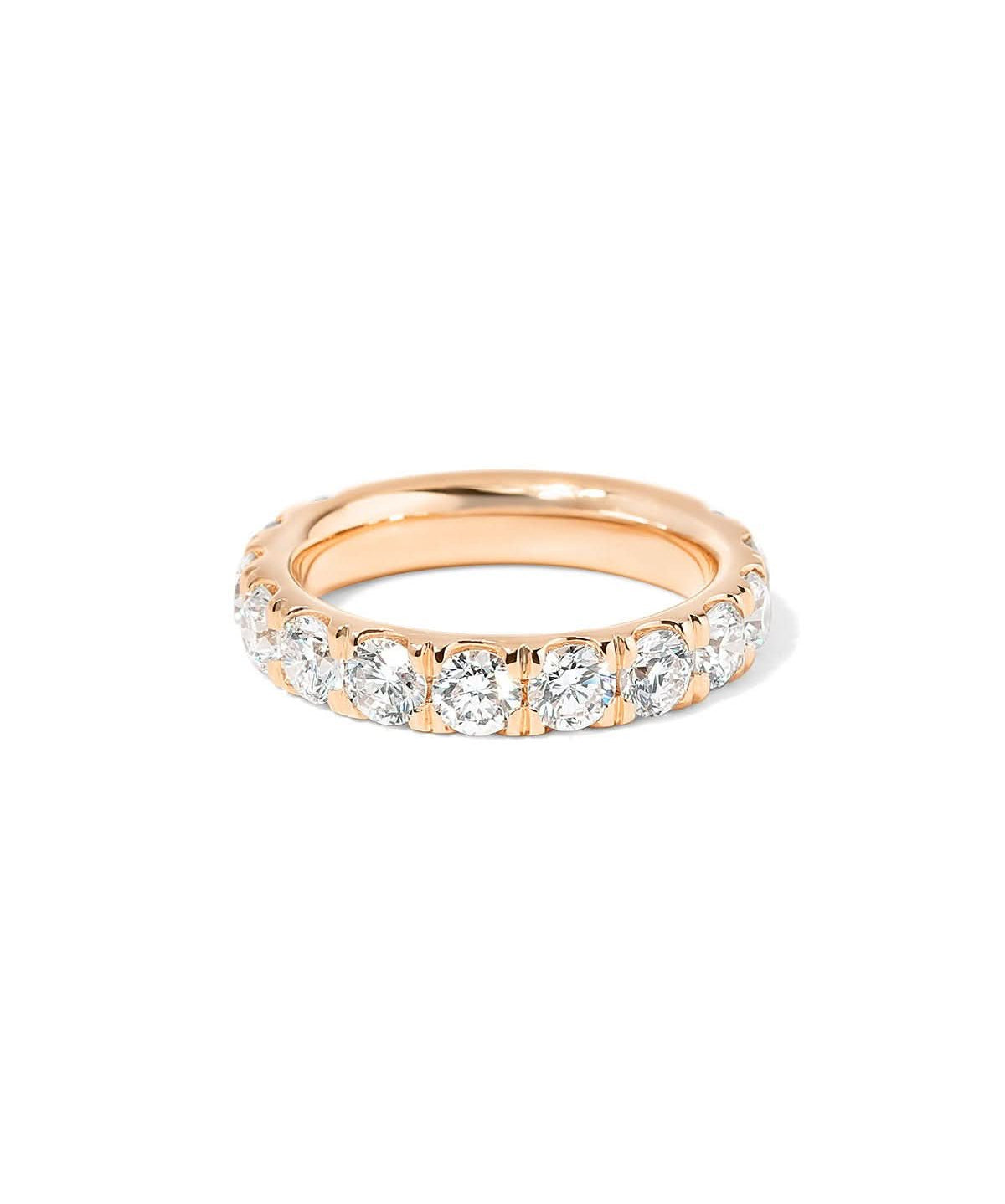 4mm Core Pavé Lab Diamond Ring - PBD Rings