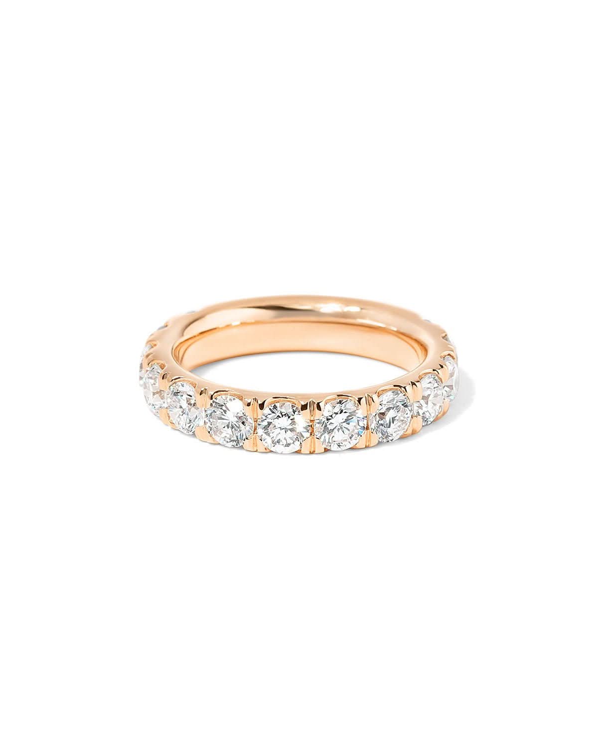 4mm Core Pavé Lab Diamond Ring - PBD Rings