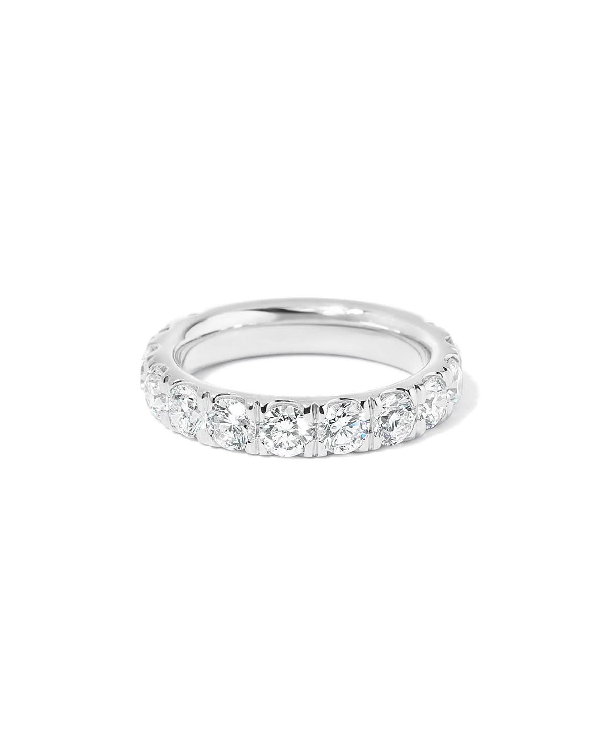 4mm Core Pavé Lab Diamond Ring - PBD Rings