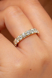 4mm Core Pavé Lab Diamond Ring - PBD Rings