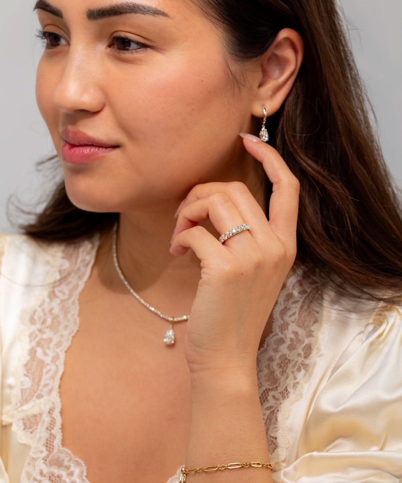 4mm Core Pavé Lab Diamond Ring - PBD Rings