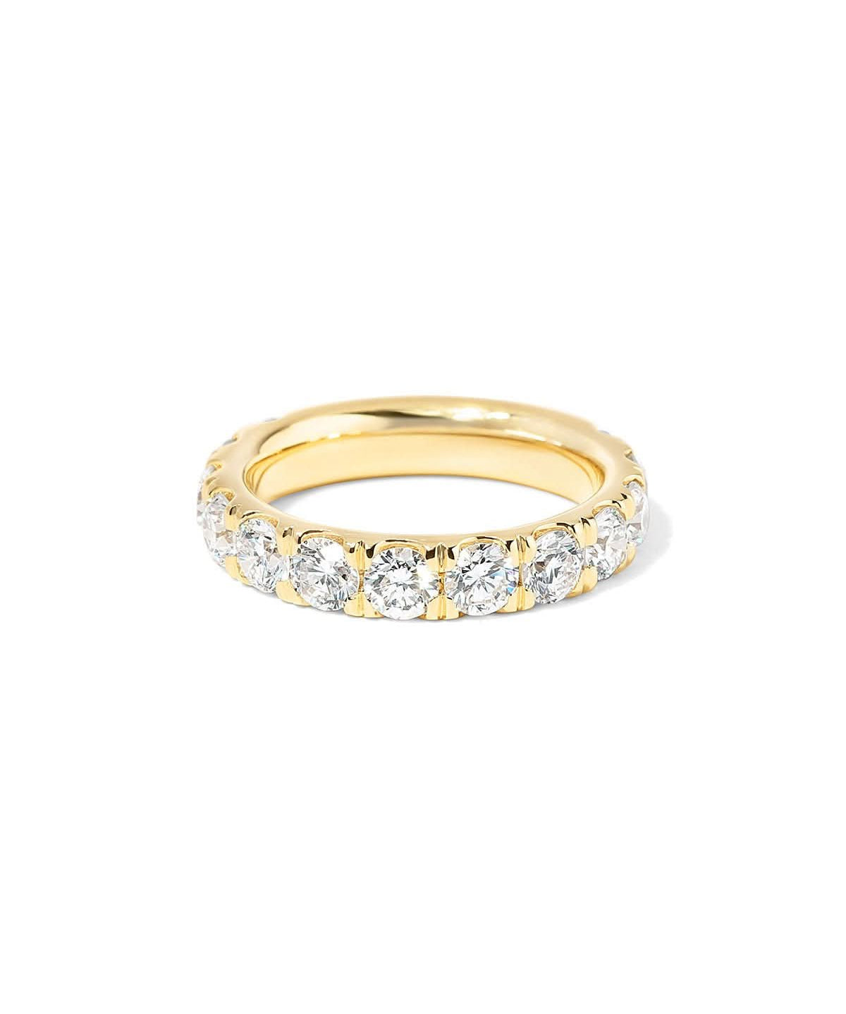4mm Core Pavé Lab Diamond Ring - PBD Rings