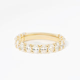 4mm Oval Lab Diamond Band