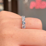 5 Stone Double Floating Diamond Ring Rings Princess Bride Diamonds 