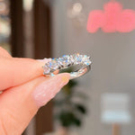 5 Stone Double Floating Diamond Ring Rings Princess Bride Diamonds 