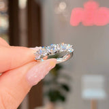 5 Stone Double Floating Diamond Ring Rings Princess Bride Diamonds 