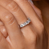 5 Stone Double Floating Diamond Ring Rings Princess Bride Diamonds 