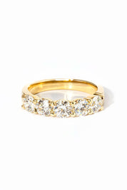5 Stone Double Floating Diamond Ring - PBD Rings