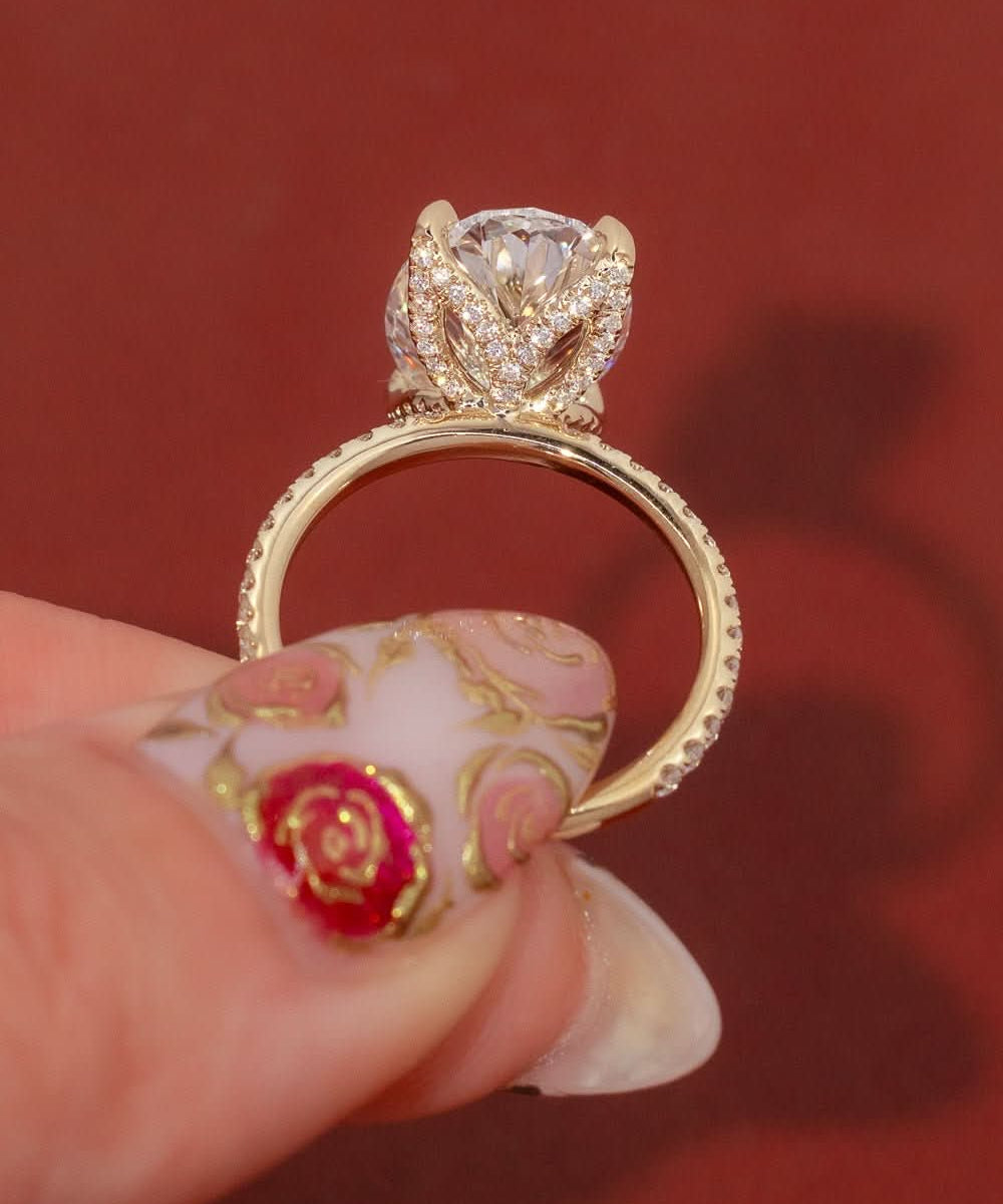 5.00ct D - VS1 Oval Lab Diamond Samantha - PBD Engagement Rings