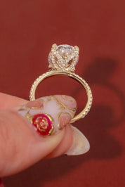 5.00ct D - VS1 Oval Lab Diamond Samantha - PBD Engagement Rings