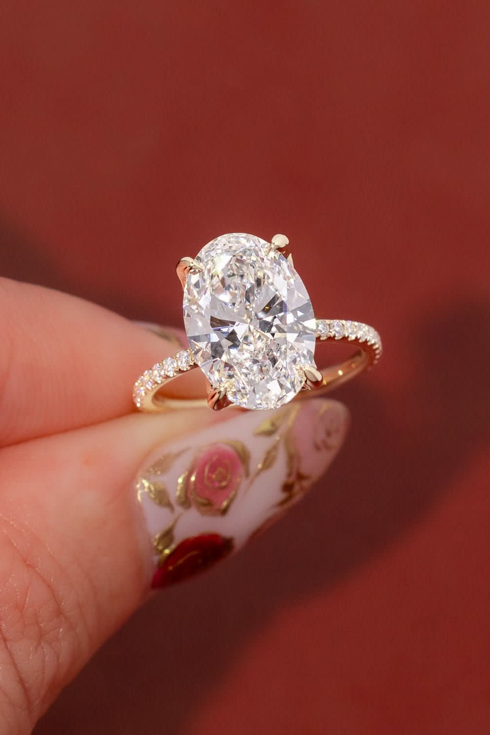 5.00ct D - VS1 Oval Lab Diamond Samantha - PBD Engagement Rings