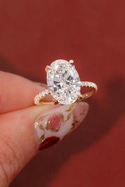 5.00ct D - VS1 Oval Lab Diamond Samantha - PBD Engagement Rings