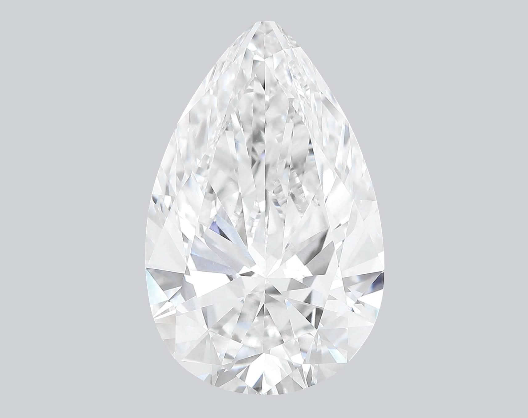 5.01 Carat F - VVS2 Pear Lab Grown Diamond - IGI (122001) - PBD Loose Diamond
