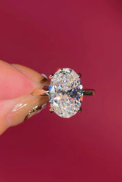 5.01ct D - VS1 Oval Lab Diamond Kayla - PBD Engagement Rings