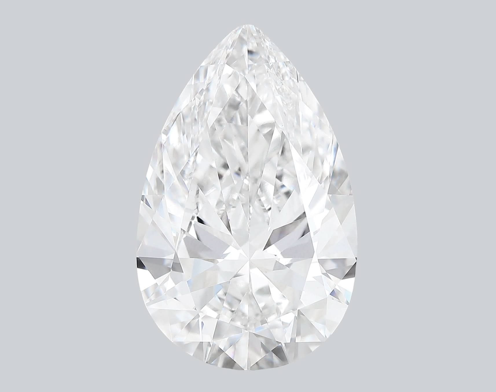 5.02 Carat F - VVS2 Pear Lab Grown Diamond - IGI (121786) - PBD Loose Diamond