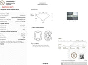 5.03 Carat E - VVS2 Elongated Cushion Lab Grown Diamond - IGI (54136) - PBD Loose Diamond